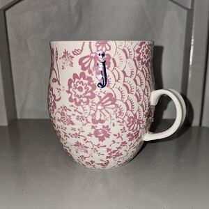 Anthropologie Initial "j" Mug